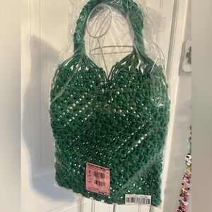 J. Crew Cadiz hand-knotted rope tote NWT